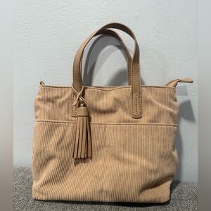 Sonoma Corduroy Tote Bag with Pockets
